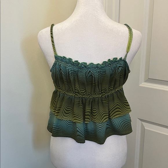 Wild Fable Olive and Lime Camisole Juniors M - Picture 3 of 8